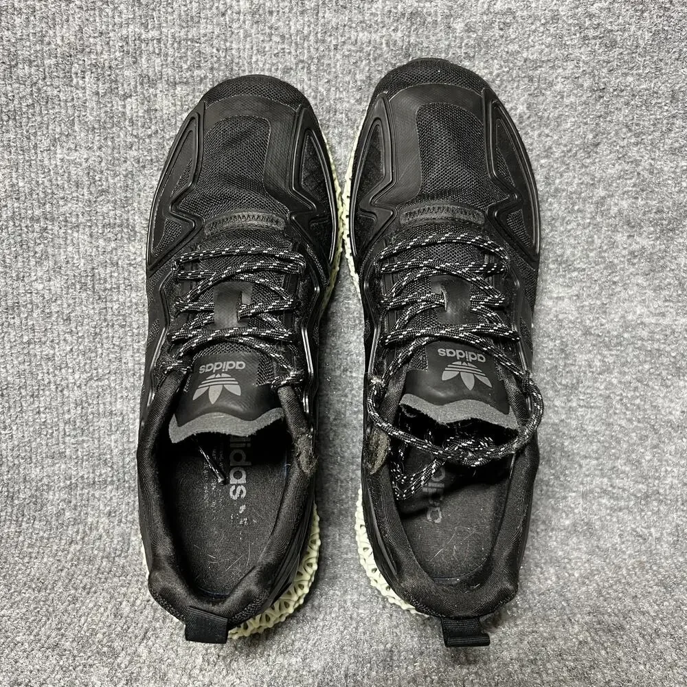Adidas ZX 2K 4D Shoes Mens Size 7 FV9027 Black 3D Printed Runner Sneakers